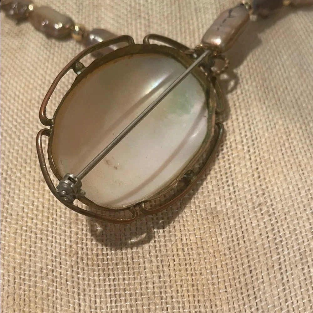Vintage Pearl & Gold Necklace